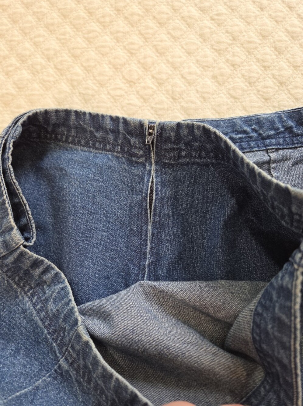 Vintage Sonoma Denim Jean Mini Skort Size 16 90s y2k mallcore - Picture 5 of 11